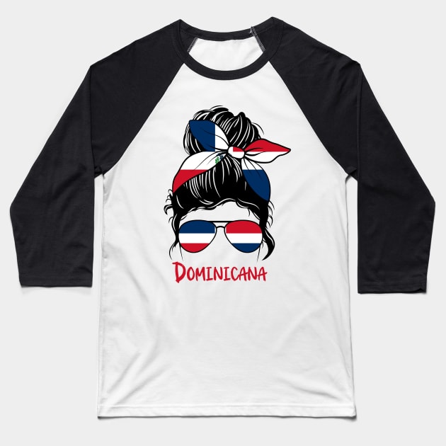 Dominicana dominican Girl Dominican Girlfriend Dominican Republic Republica dominicana Baseball T-Shirt by JayD World